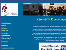 Tablet Screenshot of cantabile.kampenhout.be