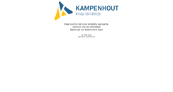 Desktop Screenshot of kampenhout.be